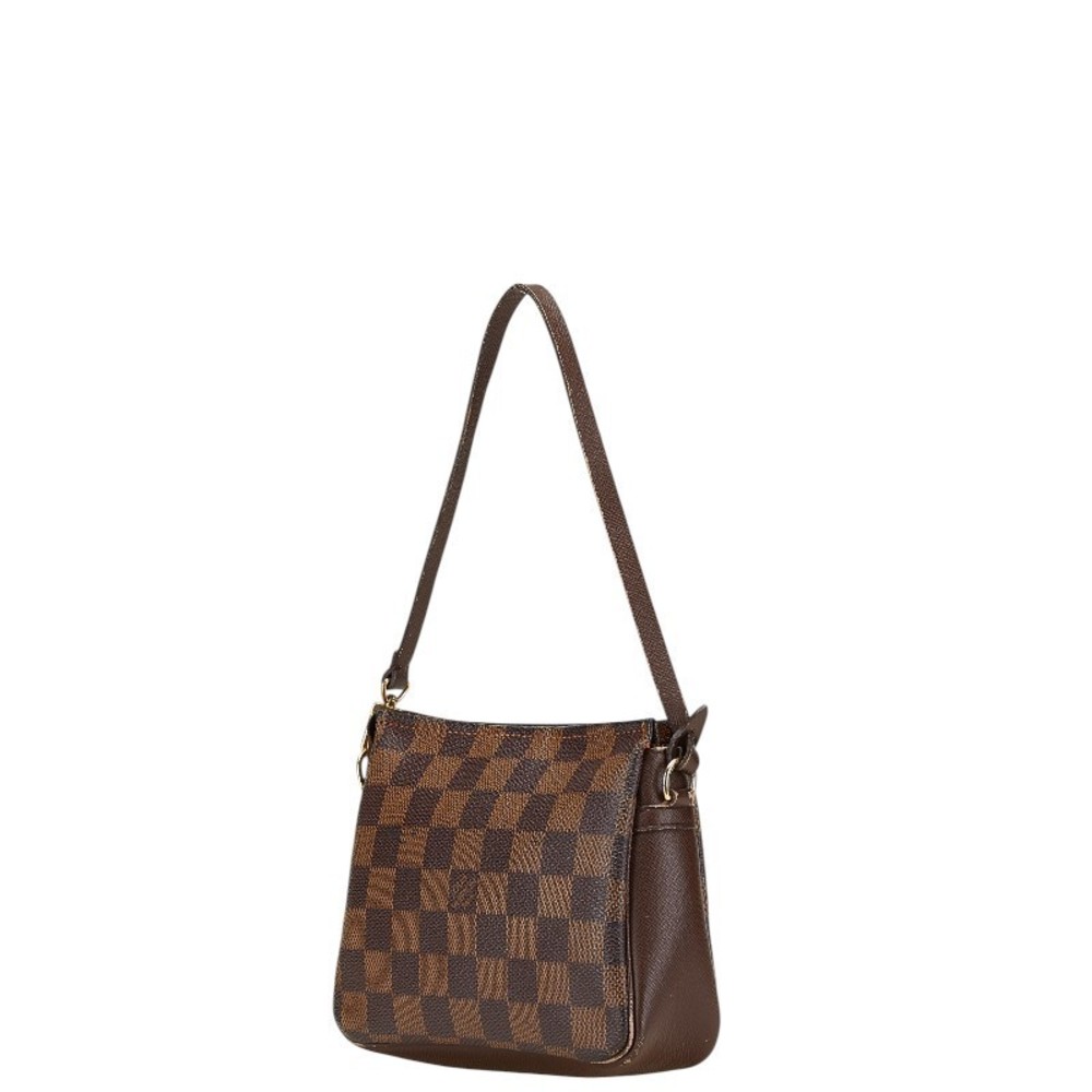 Louis Vuitton Damier Truss Makeup Accessory Pouch Brown Leather - Picture 2 of 10